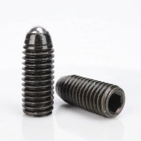 12.9 grade carbon steel black oxide hex socket head spring ball plunger set screw