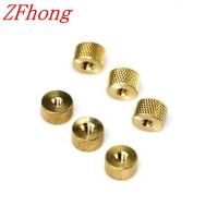 100pcs/lot M2 m2.5 m3 m4 Brass round knurled knurling thumb nut