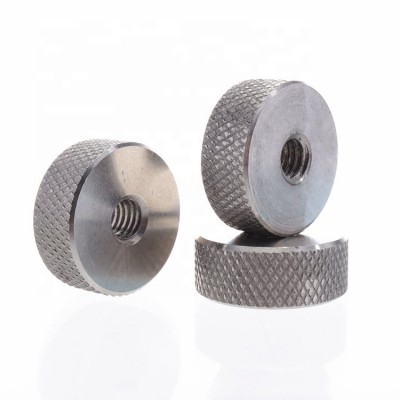 custom High Precision Knurled thin nuts DIN 467