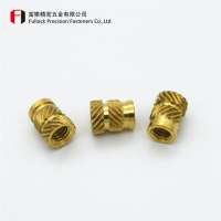 Brass knurling unc threaded insert