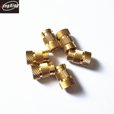 China custom made M5 M6 M8 brass threaded insert nuts brass inserts