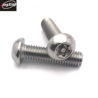 M4 M6 M8 M10 A2-70 A4 stainless steel SS304 Torx Button Head Security Bolt screw and anti theft bolts